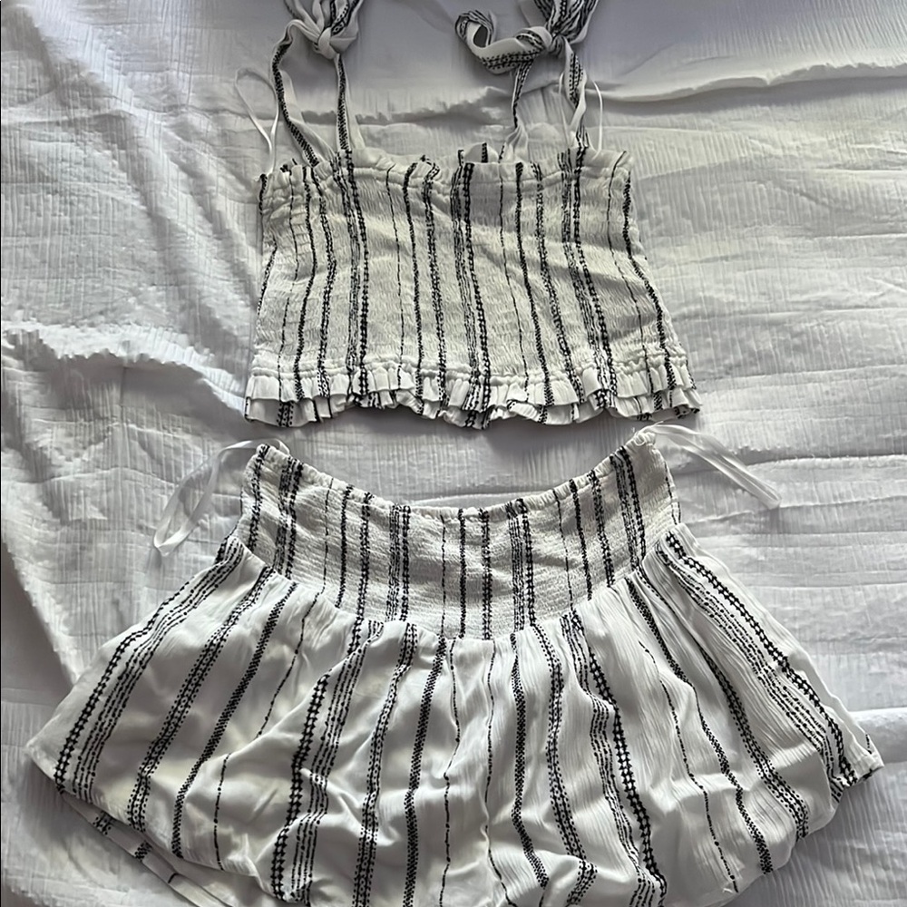 Striped Two-Piece Set - Picture 1 of 1